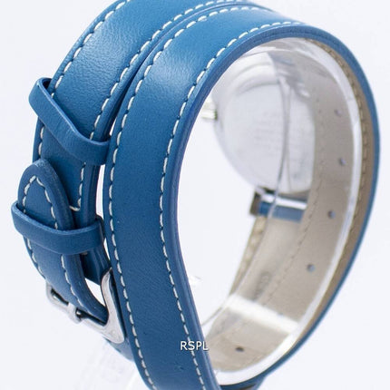 Casio Analog Quartz Double Loop LTP-E143DBL-3A LTPE143DBL-3A kvinders ur