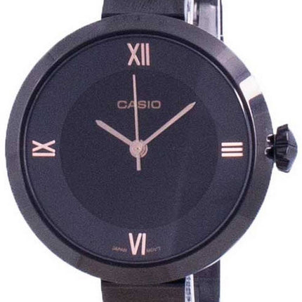 Casio Analog sort urskive LTP-E154B-1A LTPE154B-1A Dameur