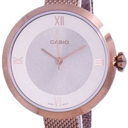 Casio Analog sølvskive LTP-E154MR-9A LTPE154MR-9A Dameur