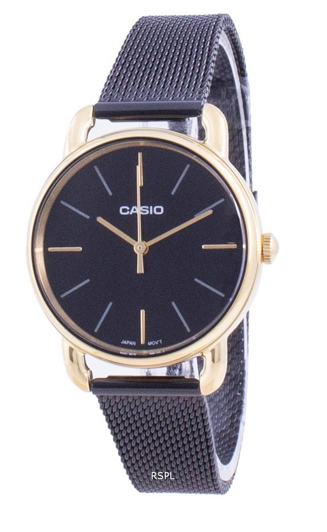 Casio Black Dial Quartz LTP-E412MGB-1A LTPE412MGB-1A Dameur