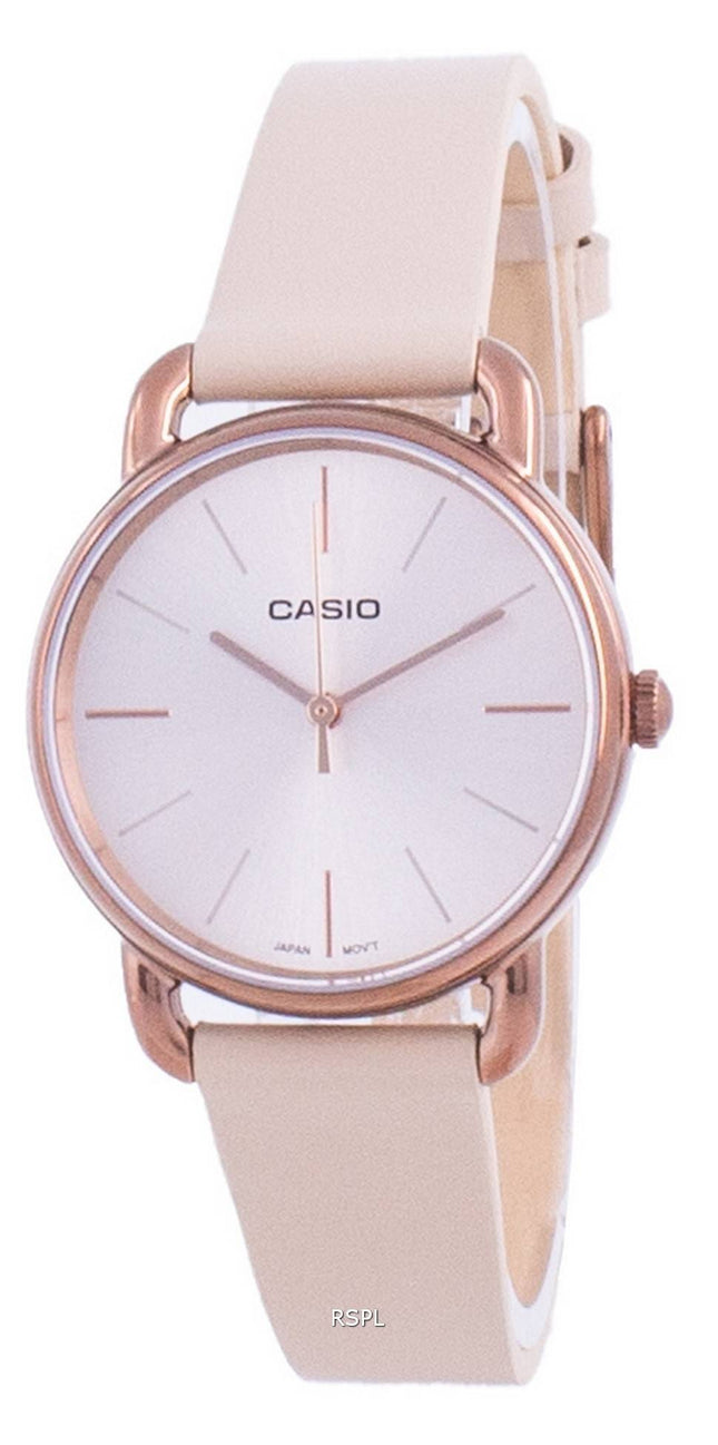 Casio Rose Gold Tone Dial Quartz LTP-E412RL-5A LTPE412RL-5 Dameur