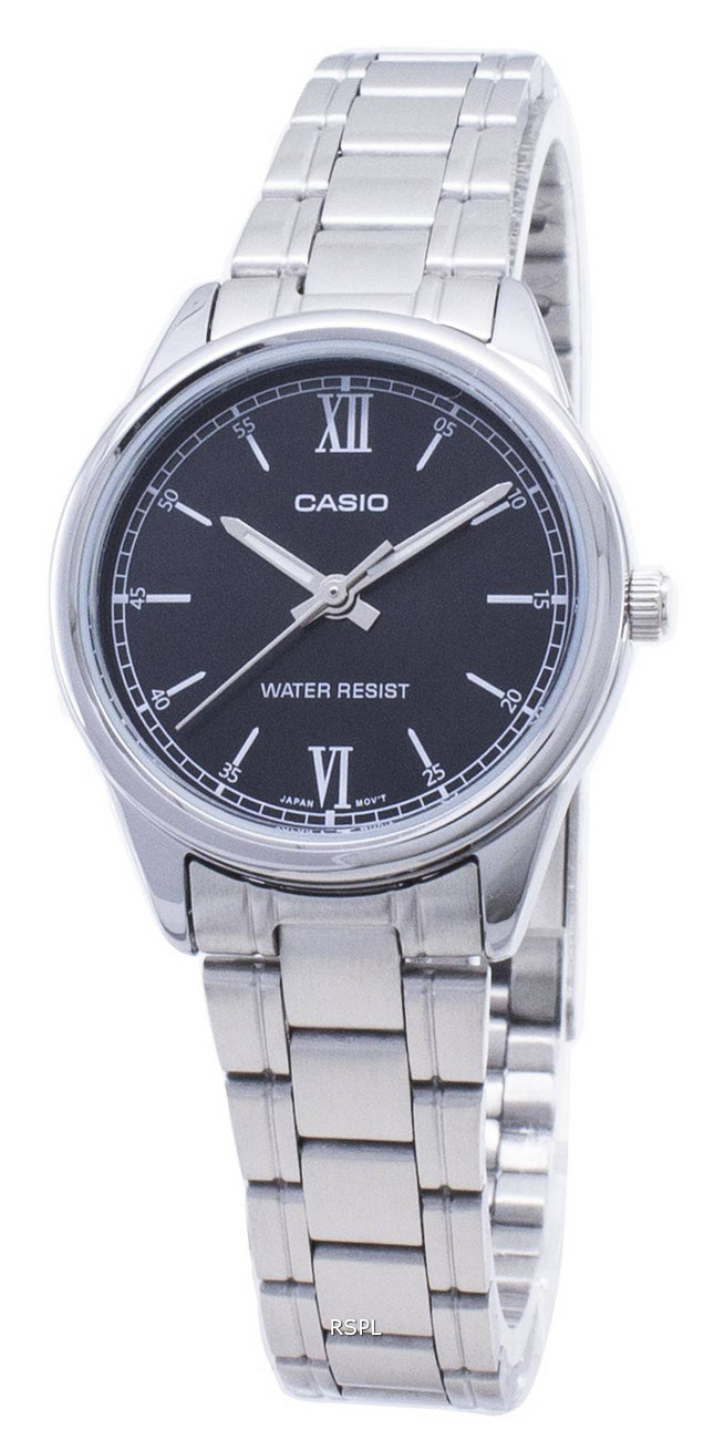 Casio Quartz LTP-V005D-1B2 LTPV005D-1B2 Analog Kvinders Ur