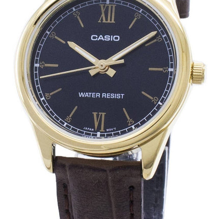 Casio Quartz LTP-V005GL-1B2 LTPV005GL-1B2 Analog Kvinders Ur