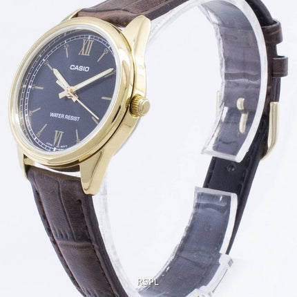 Casio Quartz LTP-V005GL-1B2 LTPV005GL-1B2 Analog Kvinders Ur