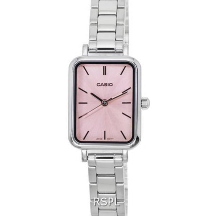 Casio Analog Pink Dial Quartz LTP-V009D-4E LTPV009D-4E Dameur