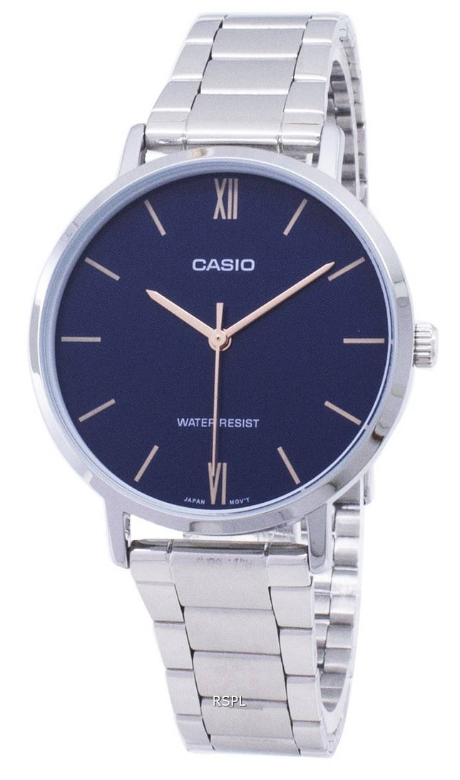 Casio kvarts LTP-VT01D-2B LTPVT01D-2B Analog kvinders ur