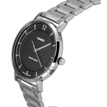 Casio Standard Analog Rustfrit Stål Sort Urskive Quartz LTP-VT04D-1A Dameur