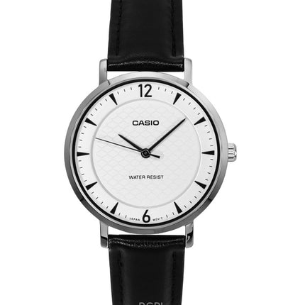 Casio Standard Analog Læderrem Hvid Urskive Quartz LTP-VT04L-7A2 Dameur