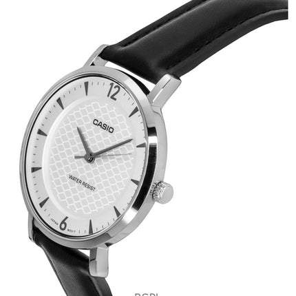 Casio Standard Analog Læderrem Hvid Urskive Quartz LTP-VT04L-7A2 Dameur