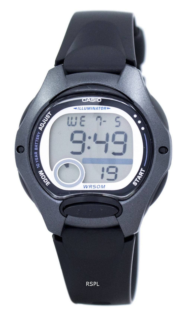 Casio Illuminator dobbelt tid Alarm Digital LW-200-1BV LW200-1BV kvinders Watch