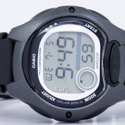 Casio Illuminator dobbelt tid Alarm Digital LW-200-1BV LW200-1BV kvinders Watch