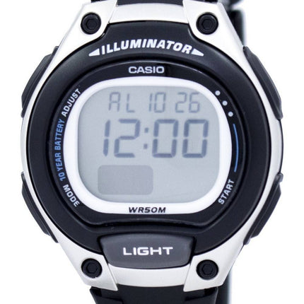 Casio Illuminator dobbelt tid Alarm Digital LW-203-1AV LW203-1AV kvinders ur