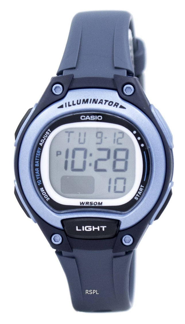 Casio Illuminator dobbelt tid Alarm Digital LW-203-2AV LW203-2AV kvinders Watch