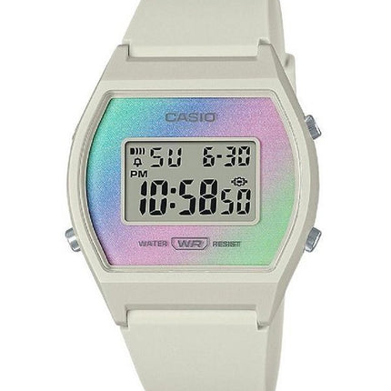 Casio Digital Resin Rem Multicolor Urskive Quartz LW-205H-8 Dameur