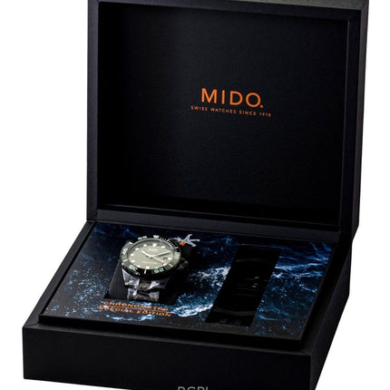 Mido Ocean Star 600 Special Edition Sort Skive Automatisk Dykkerur M026.608.33.051.00 600M Herreur Med Ekstra Rem