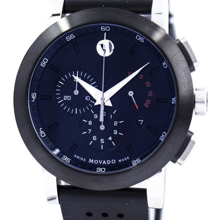 Movado Museum Sport Chronograph schweizisk gjort Quartz 0606545 Herreur