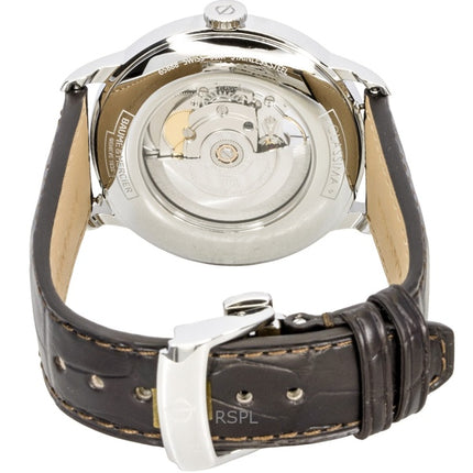 Baume &amp; Mercier Classima læderrem åben hjerte sølv urskive automatisk M0A10524 herreur