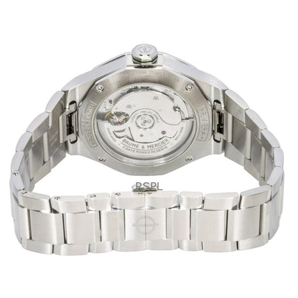 Baume &amp; Mercier Riviera rustfrit stål grøn urskive automatisk M0A10770 100M herreur