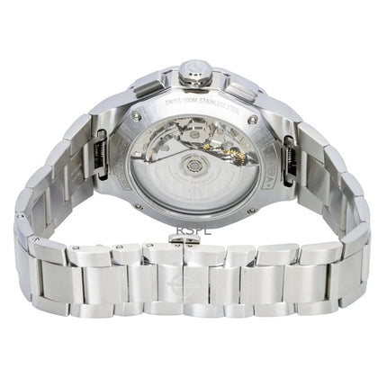 Baume &amp; Mercier Riviera kronograf rustfrit stål sort urskive automatisk M0A10825 100M herreur