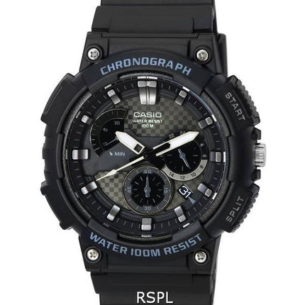 Casio Standard Analog Retrograd Chronograph Quartz MCW-200H-1A2 MCW200H-1A2 100M herreur