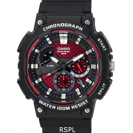 Casio Standard Analog Retrograd Chronograph Quartz MCW-200H-4A MCW200H-4 100M herreur