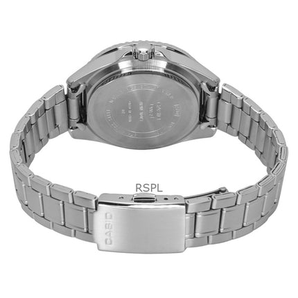 Casio Standard Analog Pepsi Bezel Rustfrit Stål Sort Urskive Quartz MDV-10D-1A3 Herreur
