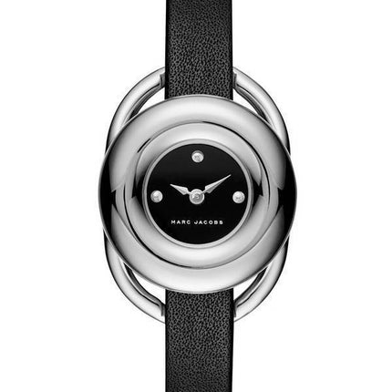 Marc by Marc Jacobs Jerrie Black Dial læder rem MJ1445 kvinders ur