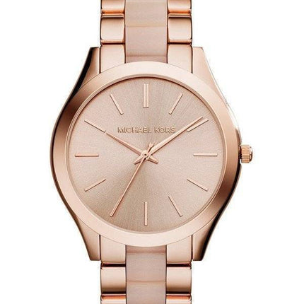 Michael Kors Slim Runway Rose guld Tone MK4294 kvinders ur
