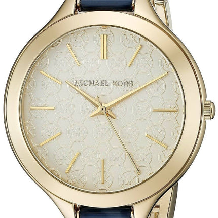 Michael Kors Slim Runway Gold Dial MK4309 kvinders ur