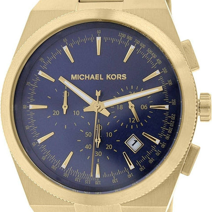 Michael Kors Brooks Chronograph blå urskive MK8338 Herreur
