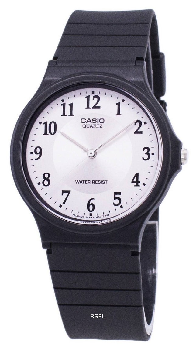 Casio kvarts Analog hvide Dial MQ-24-7B3LDF MQ-24-7B3L Herreur