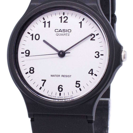 Renoveret Casio Classic Analog Quartz Hvid Skive MQ-24-7BLDF MQ-24-7BL Herreur