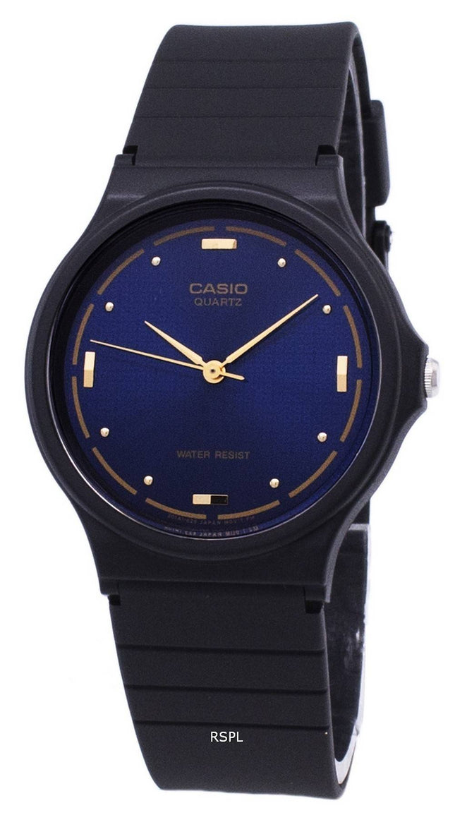 Casio kvarts Enticer Analog blå urskive MQ-76-2ALDF MQ-76-2AL Herreur