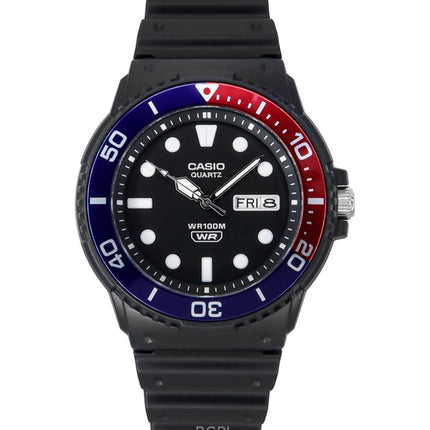 Casio Standard Analog Resin Rem Black Dial Quartz MRW-230H-1E2V 100M herreur