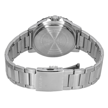 Casio Standard Analog Rustfrit Stål Sølv Skive Quartz MTD-125D-7AV 100M Herreur
