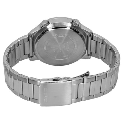 Casio Standard Analog Rustfrit Stål Sort Urskive Quartz MTD-130D-1A2V 100M herreur