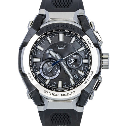 Casio G-Shock MT-G harpiksrem smartphone link analog sort urskive solcelle MTG-B4000-1A 200M herreur