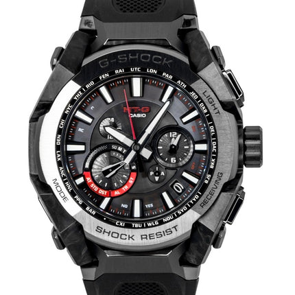 Casio G-Shock MT G Smartphone Link sort harpiksrem sort urskive solcelle MTG-B4000B-1A 200M herreur