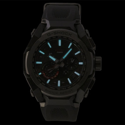 Casio G-Shock MT G Smartphone Link sort harpiksrem sort urskive solcelle MTG-B4000B-1A 200M herreur