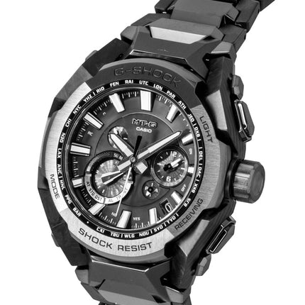 Casio G-Shock MT G Smartphone Link analog digital rustfrit stål sort urskive solcelle MTG-B4000BD-1A 200M herreur