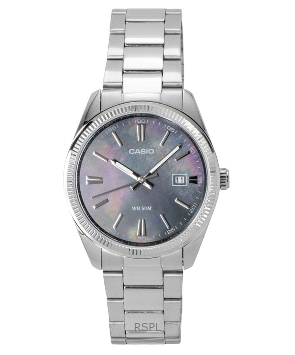 Casio Standard Analog Rustfrit Stål Perlemor Quartz MTP-1302DS-1AV Herreur