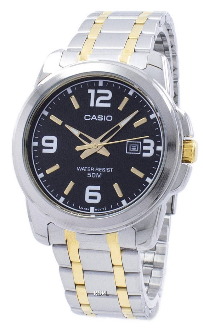 Casio Enticer Analog Quartz MTP-1314SG-1AV MTP1314SG-1AV Herreur