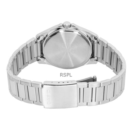 Casio Standard Analog Rustfrit Stål Blå Skive Quartz MTP-1370D-2A2V Herreur