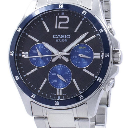 Casio Enticer Analog Quartz MTP-1374D-2AV MTP1374D-2AV Herreur