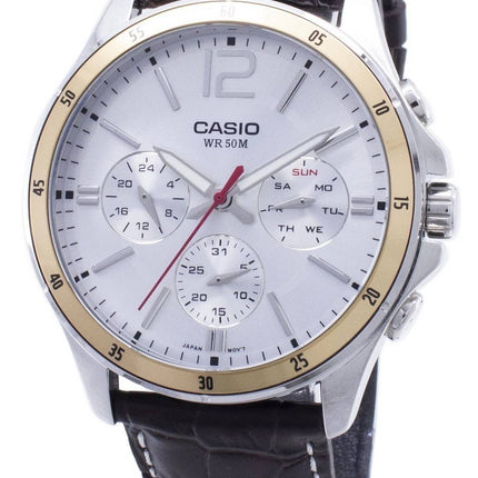 Casio enticer MTP-1374L-7AV MTP1374L-7AV Chronograph analog Herre-ur