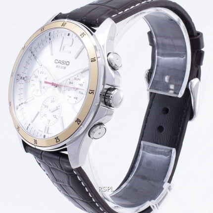 Casio enticer MTP-1374L-7AV MTP1374L-7AV Chronograph analog Herre-ur