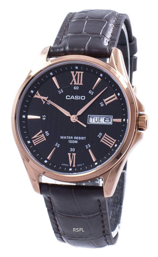 Casio Enticer Analog Quartz MTP-1384L-1AV MTP1384L-1AV Herreur