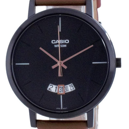 Casio Classic Analog LÃ¦der Quartz MTP-B100BL-1E MTPB100BL-1E Herreur