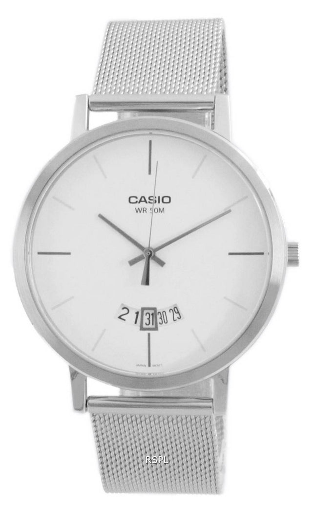 Casio Classic Analog rustfrit stÃ¥lnet Quartz MTP-B100M-7E MTPB100M-7E Herreur