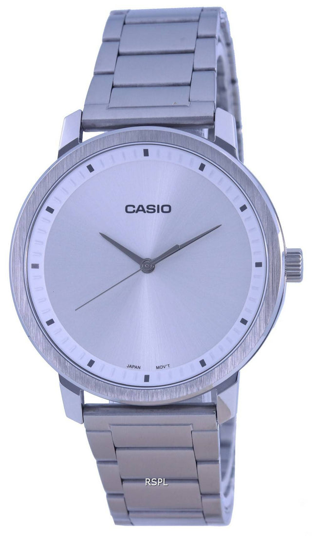 Casio analog sÃ¸lvskive i rustfrit stÃ¥l MTP-B115D-7E MTPB115D-7 herreur